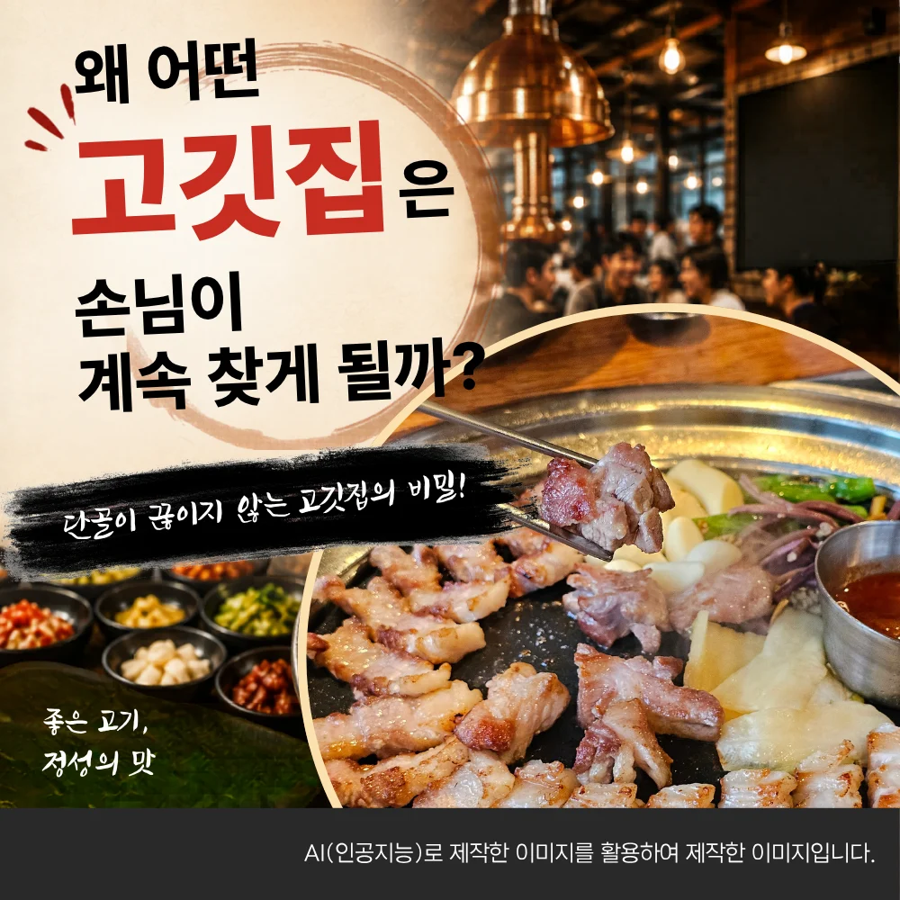 단골 손님이 끊이지 않는 이유에 관한 이미지